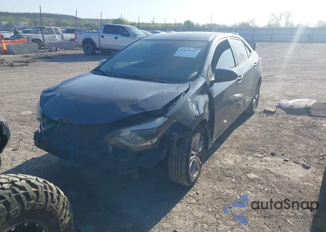 2015 Toyota Corolla Le Plus from USA, damaged, VIN 5YFBURHE9FP230541